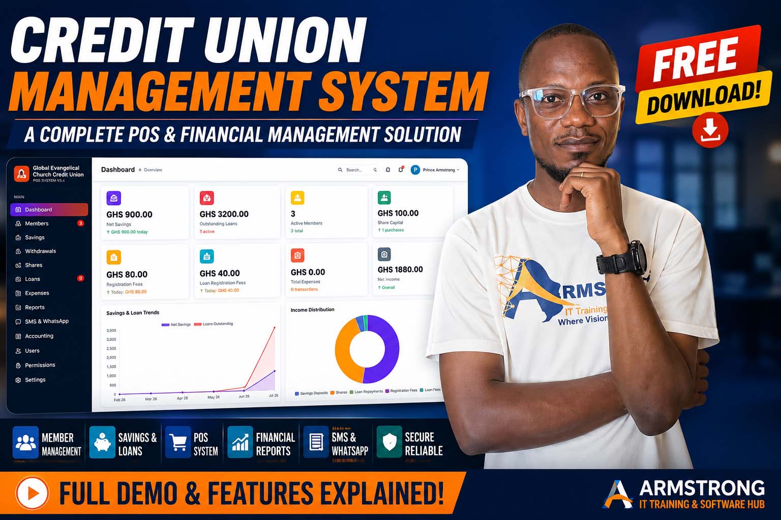 Credit Union Management System FREE Download