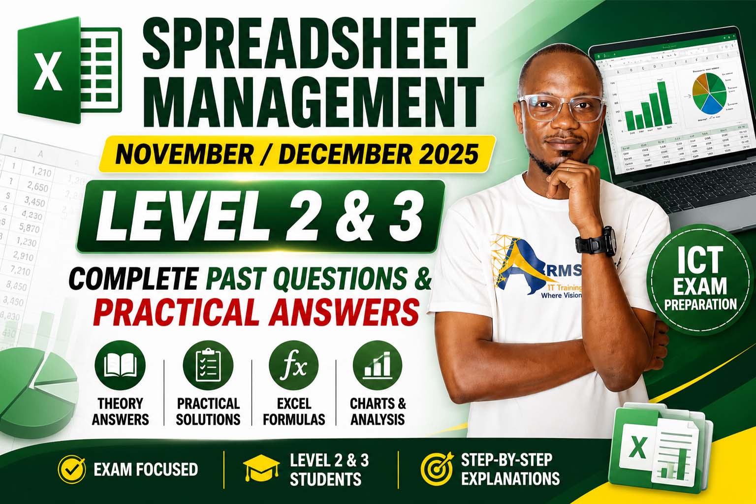Spreadsheet Management Nov/Dec 2025 Level 2 & 3